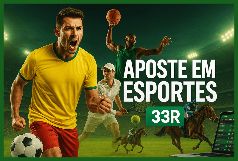 Aposte em apostas esportivas no cassino online 33R